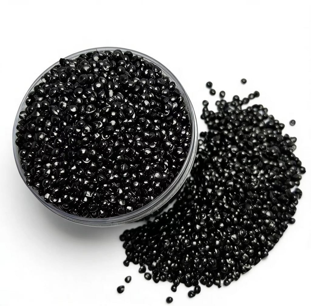 Meijv HDPE/PP/PE Carbon Black Conductive Color Masterbatch High Gloss Black for Molding Pipes Film Grade Applications