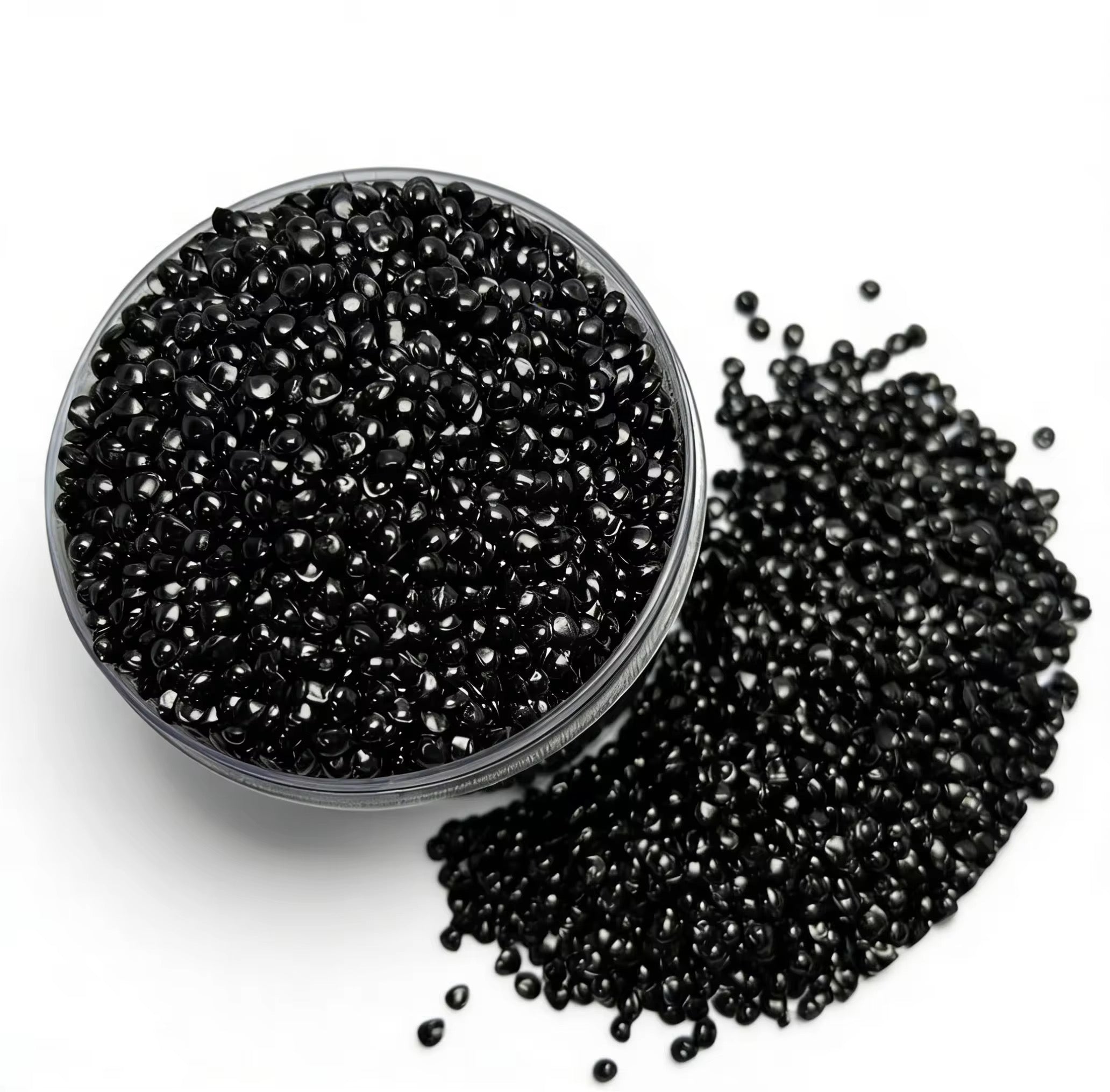 Meijv HDPE/PP/PE Carbon Black Conductive Color Masterbatch High Gloss Black for Molding Pipes Film Grade Applications