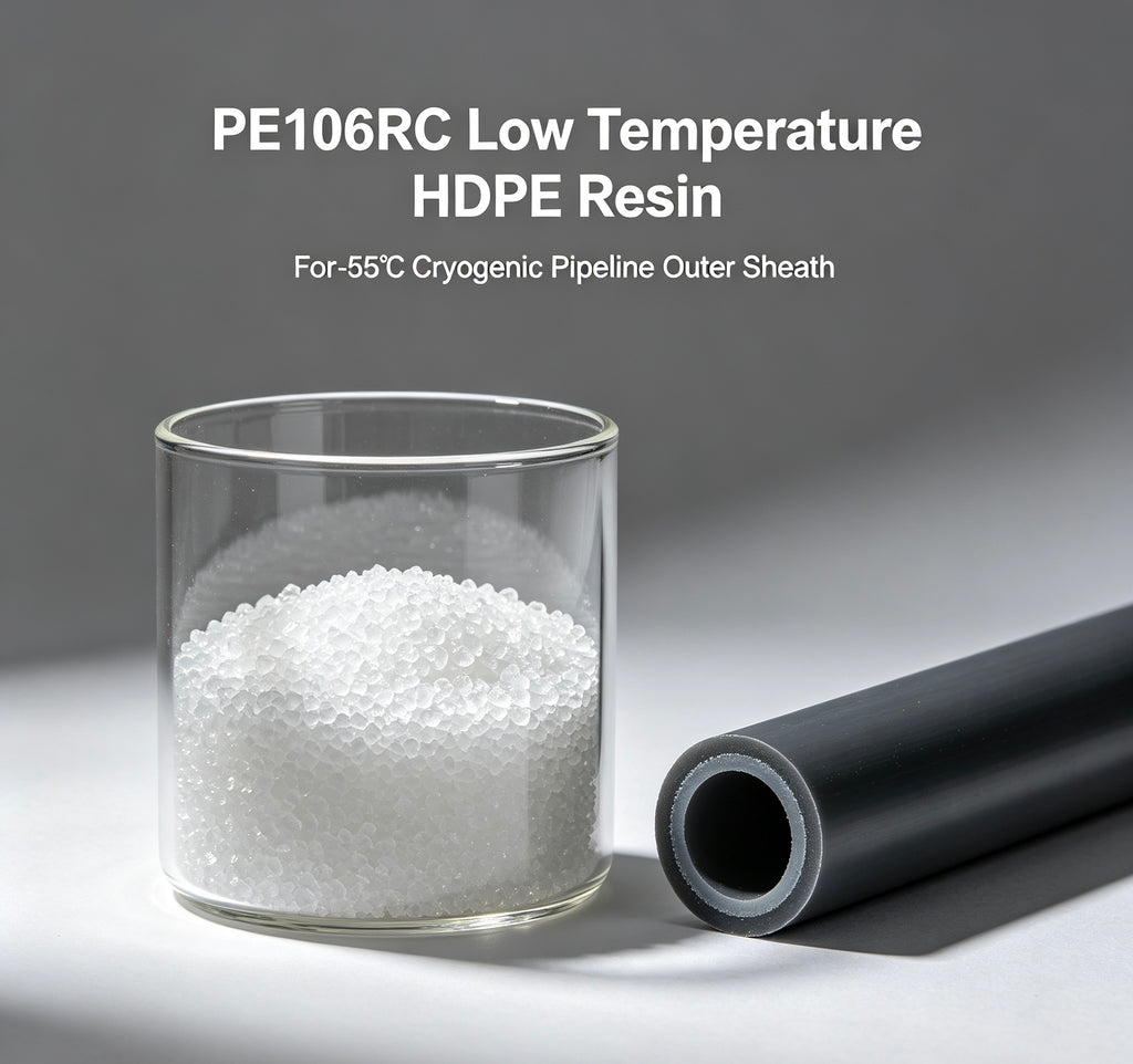 PE106RC Low Temperature HDPE Resin -55℃ for Cryogenic Pipeline Outer Sheath
