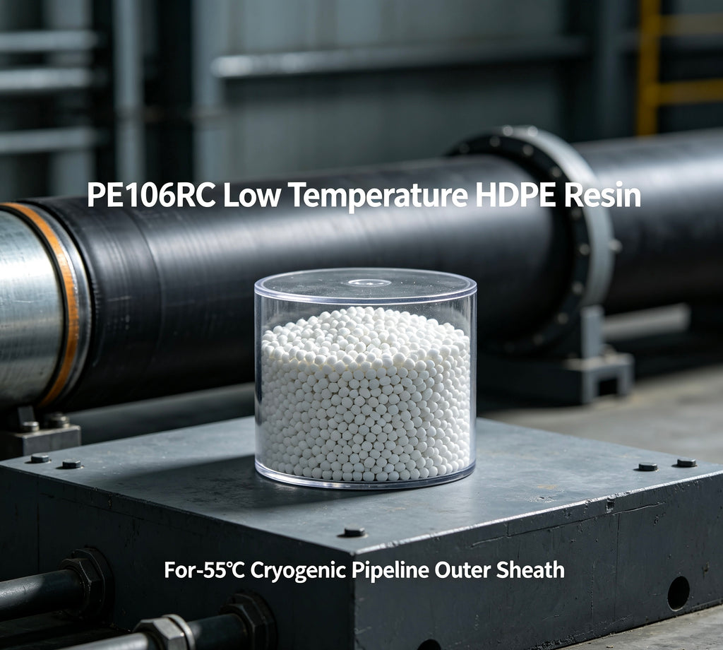 PE106RC Low Temperature HDPE Resin -55℃ for Cryogenic Pipeline Outer Sheath