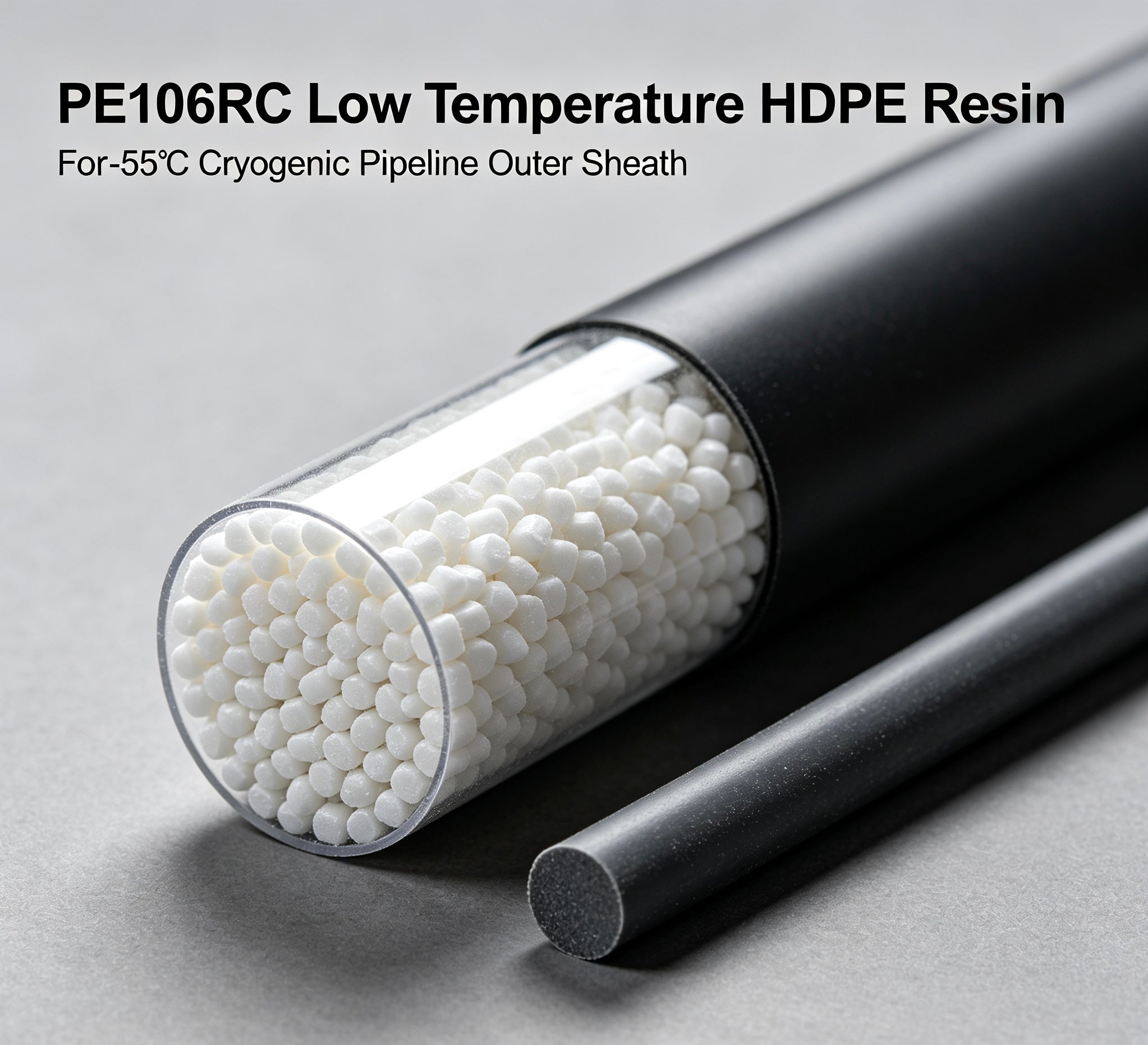 PE106RC Low Temperature HDPE Resin -55℃ for Cryogenic Pipeline Outer Sheath