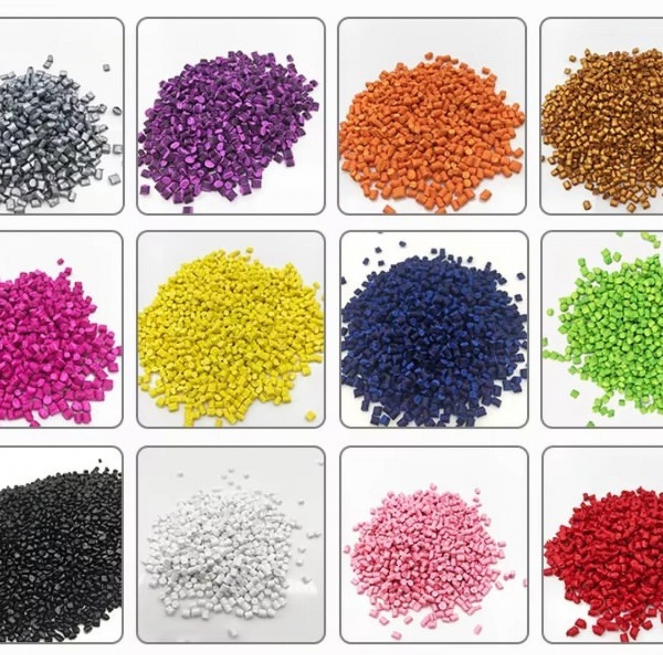 Middle East UAE Color Masterbatch Red Blue Green Yellow Custom Pigment For Plastic Injection Molding