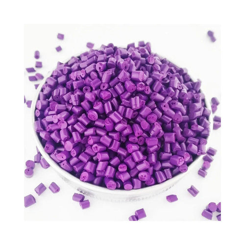 Blue and Purple Color Masterbatch Manufacturer Virgin Granulated Resin Pellets for Injection Molding Medical Grade