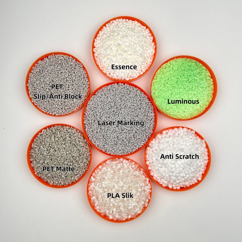 High Color Masterbatch - PP PE TPU ABS PS PC PET PLA PBT EVA TPE PVC+ Blue Green Red/Yellow/Orange Color Additive Masterbatch