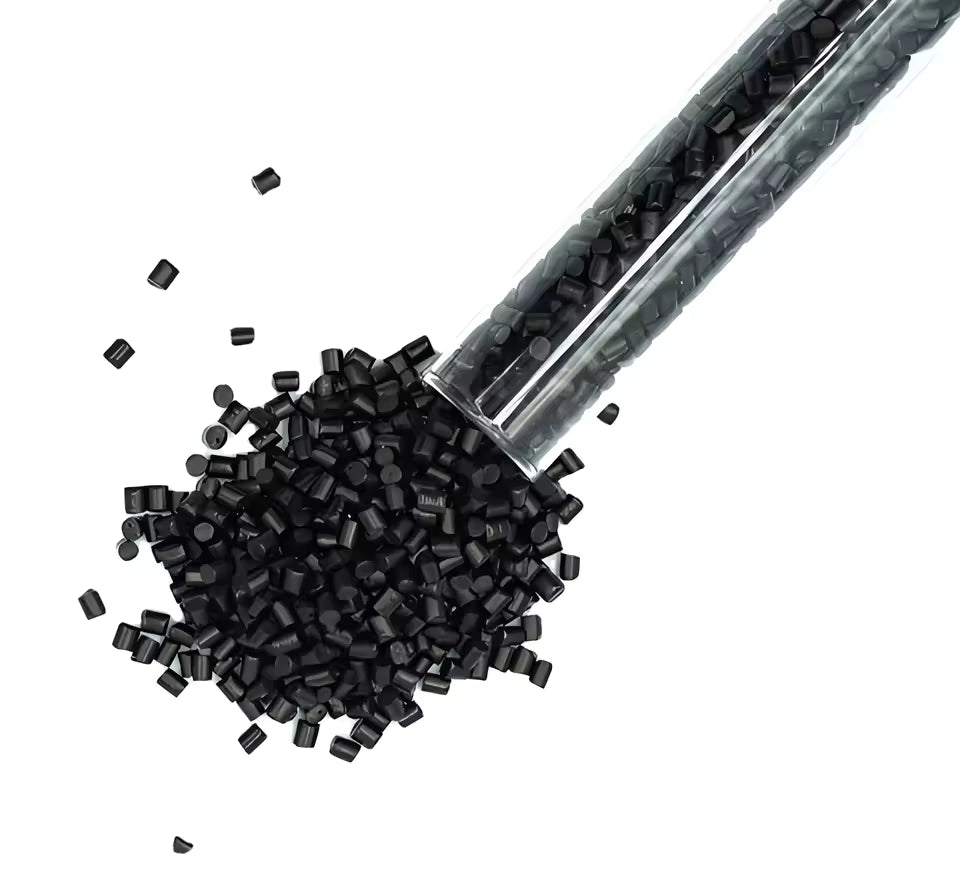 Meijv HDPE/PP/PE Carbon Black Conductive Color Masterbatch High Gloss Black for Molding Pipes Film Grade Applications