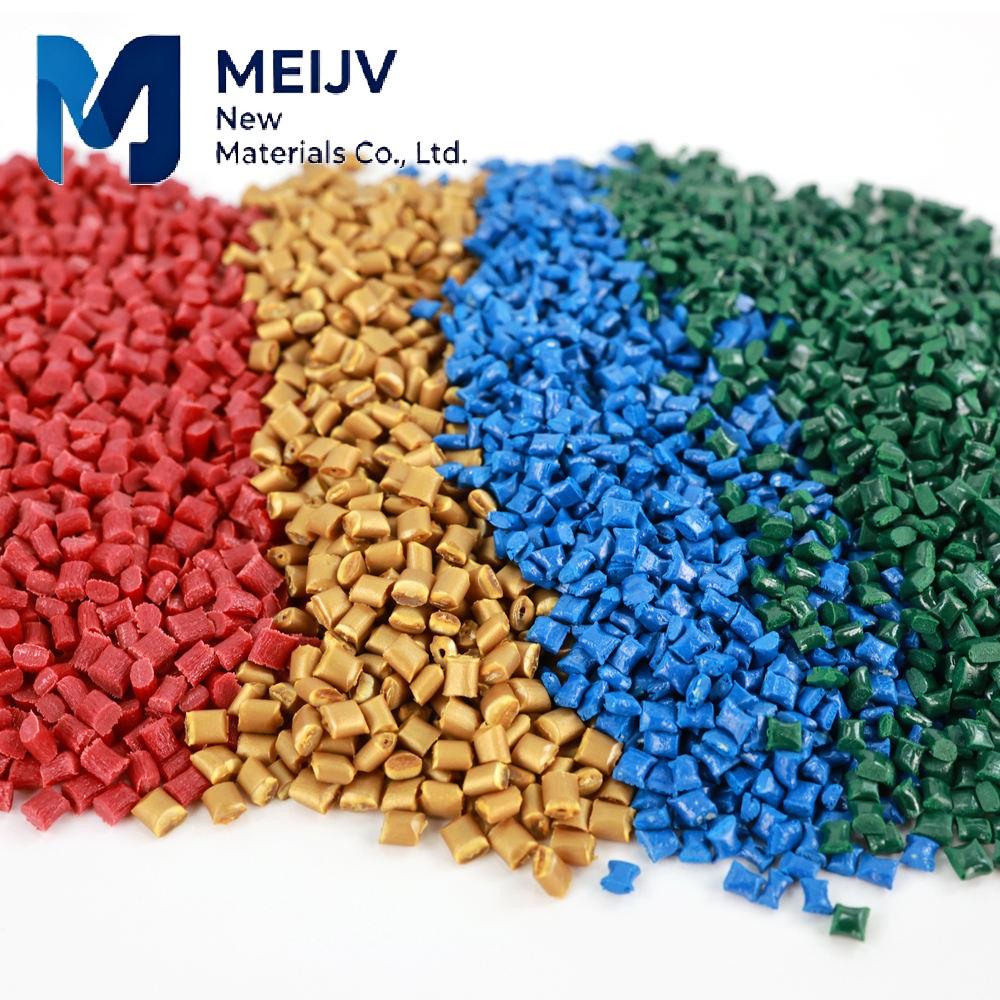 Flame Retardant Antistatic Masterbatch for ABS PP PVC Custom Color Modified Plastic Granules 170-240 Temperature Resistance