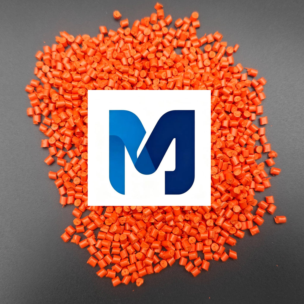 PE Orange Masterbatch Fully Biodegradable Film Blowing Grade High Concentration Plastic Color Masterbatch