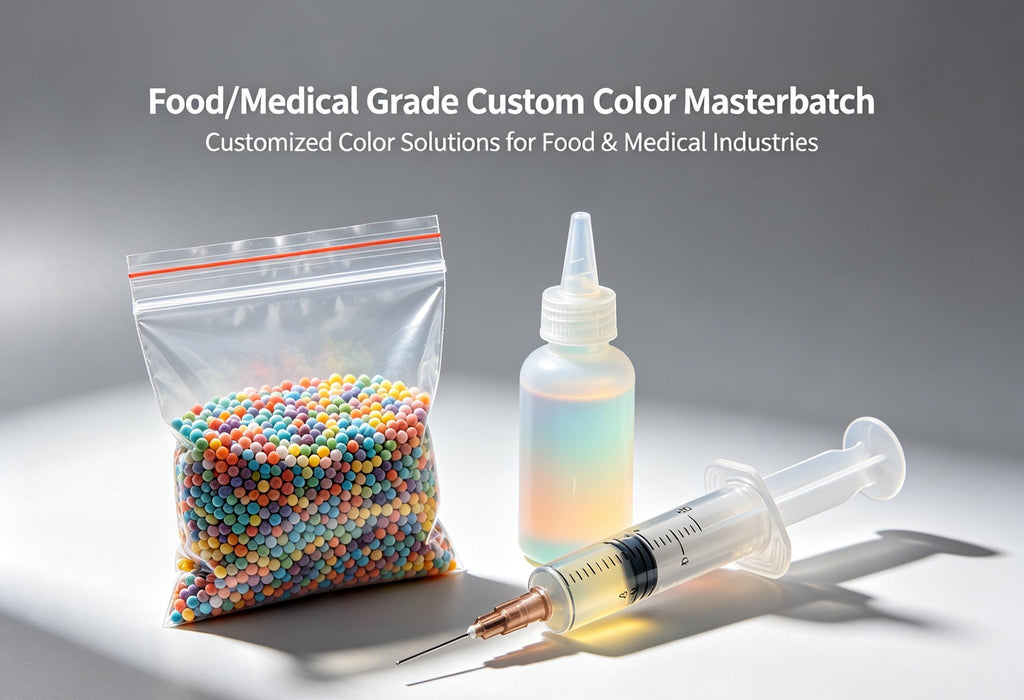 Custom Food Contact Grade Color Masterbatch FDA Approved Customized Colorant for Food Packaging