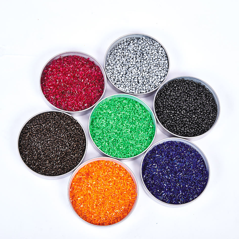 PP PE HDPE LLDPE Carrier Color Masterbatch 100% Virgin Color Masterbatch Granules for Injection Blowing