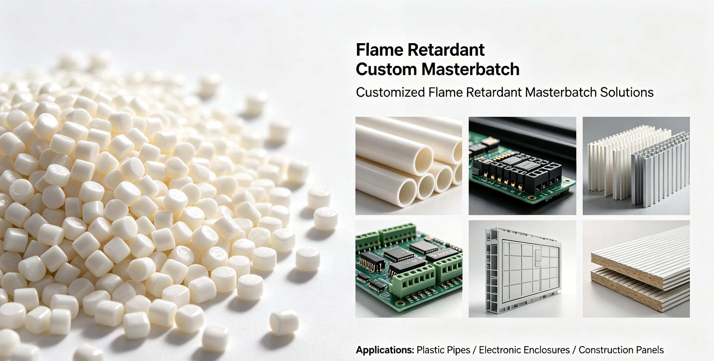 Custom Flame Retardant Film Grade Masterbatch UL94 V0/V2 for Electrical Enclosures Fibers & Power Tool Accessories
