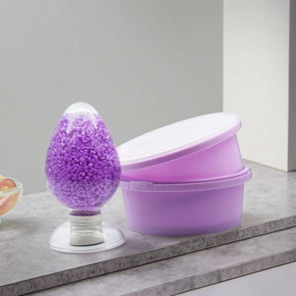 Blue and Purple Color Masterbatch Manufacturer Virgin Granulated Resin Pellets for Injection Molding Medical Grade