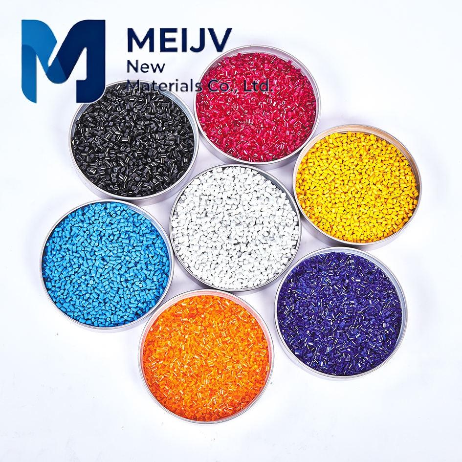 Meijv Plastic Pigment White Masterbatch for PE Film & Injection Molding Pipe Grade PLA/PP Compatible Particles Shape Free Sample
