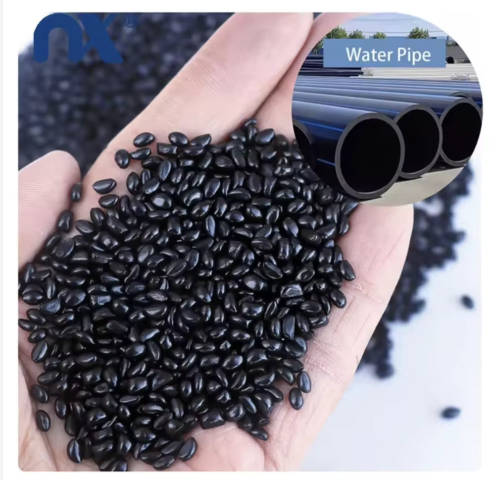 Plastic Raw Materials Virgin Color Masterbatch Manufacturer Granulated Black Resin Pellets for Injection Molding High Impact