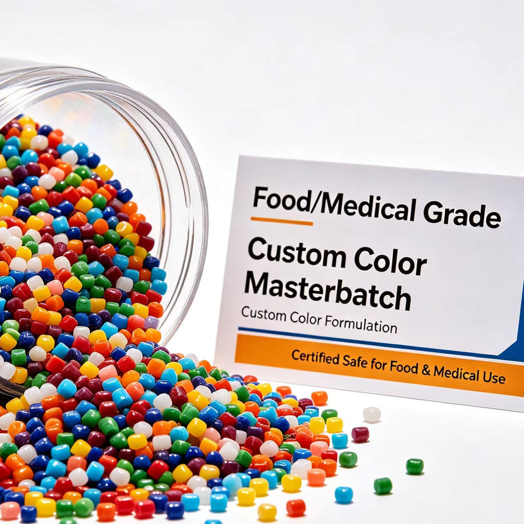 Custom Food Contact Grade Color Masterbatch FDA Approved Customized Colorant for Food Packaging