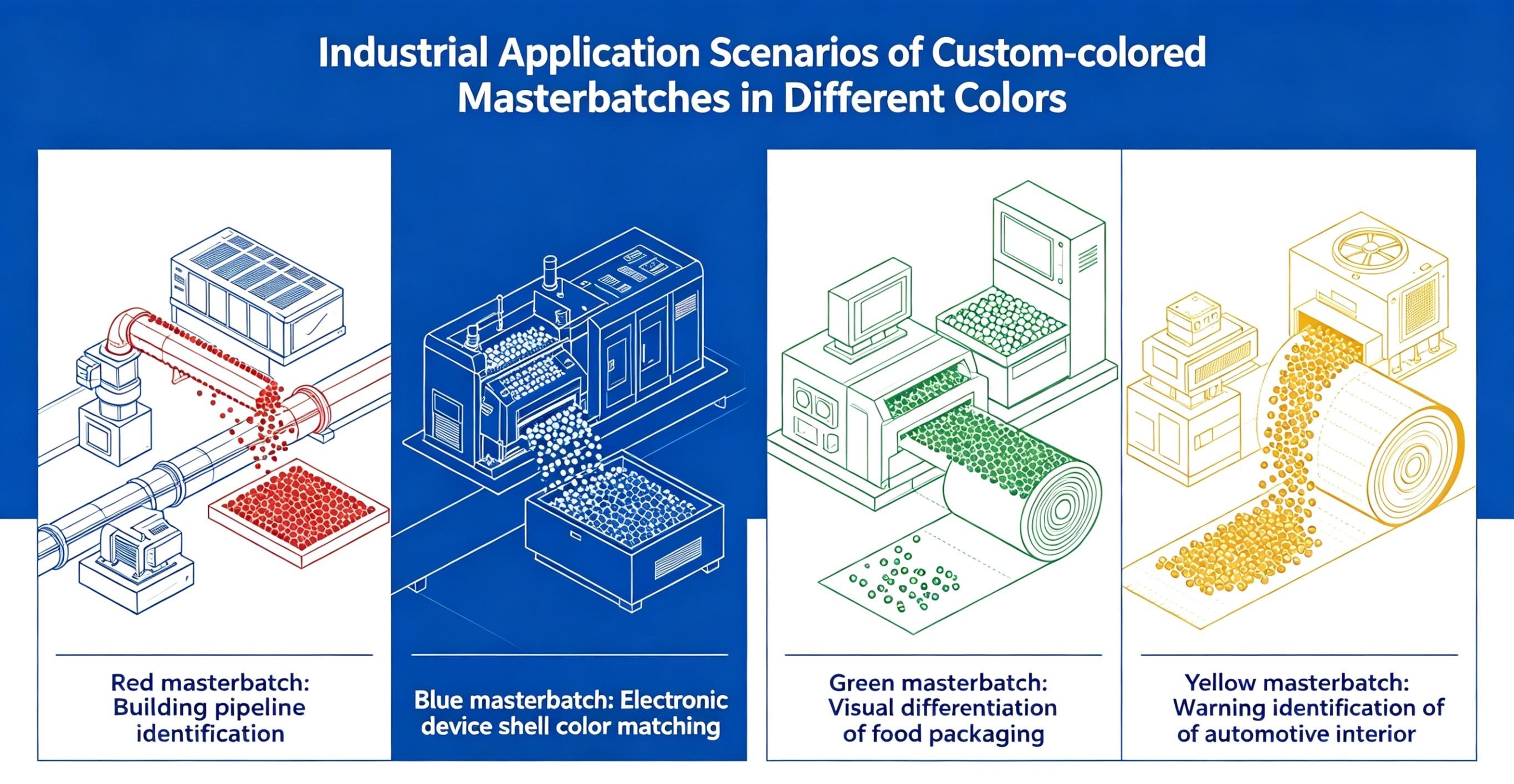 OEM ODM Color Master Batch PLA/ABS/PETG/PA/TPU for Tarpaulin Film & Injection Molding Applications