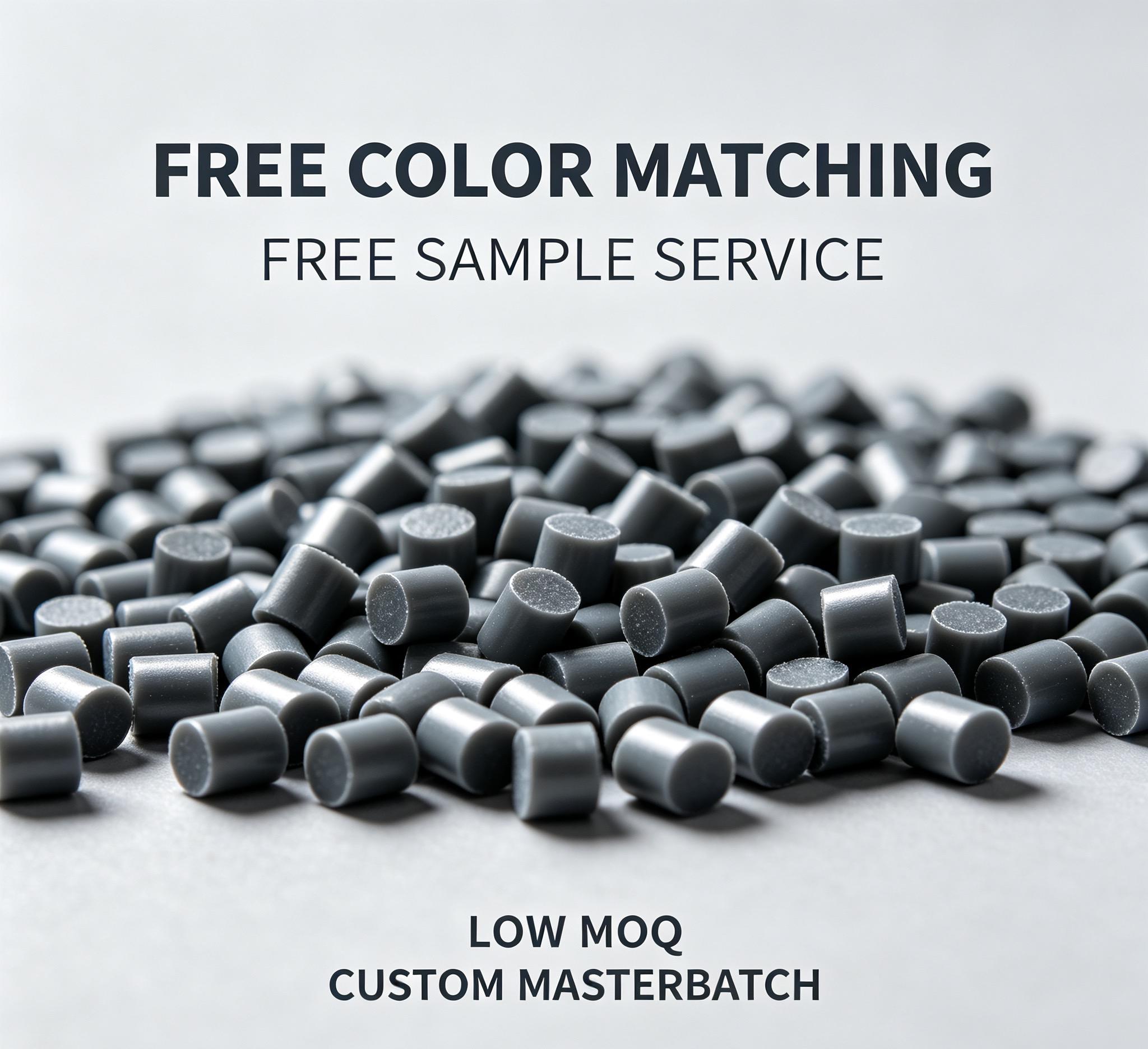 Custom Color Masterbatch Film & Pipe Grade UV Resistant High Dispersion Free Sample & Color Matching Service