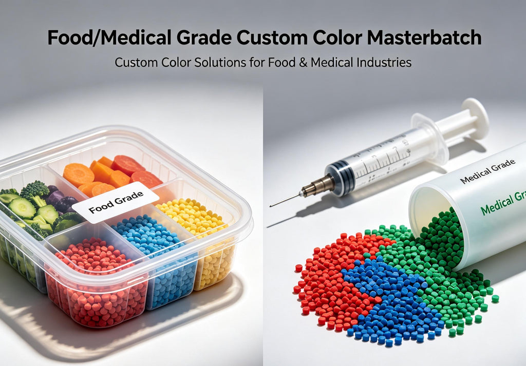 Custom Food Contact Grade Color Masterbatch FDA Approved Customized Colorant for Food Packaging