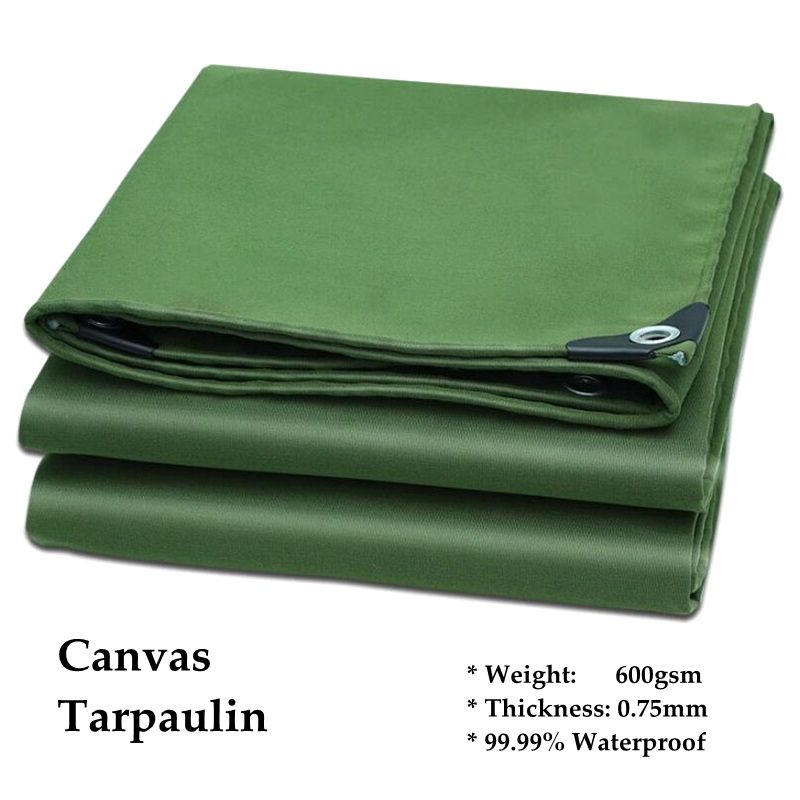 600GSM Heavy Duty Waterproof PVC Tarpaulin for Tent, Canopy & Car Use