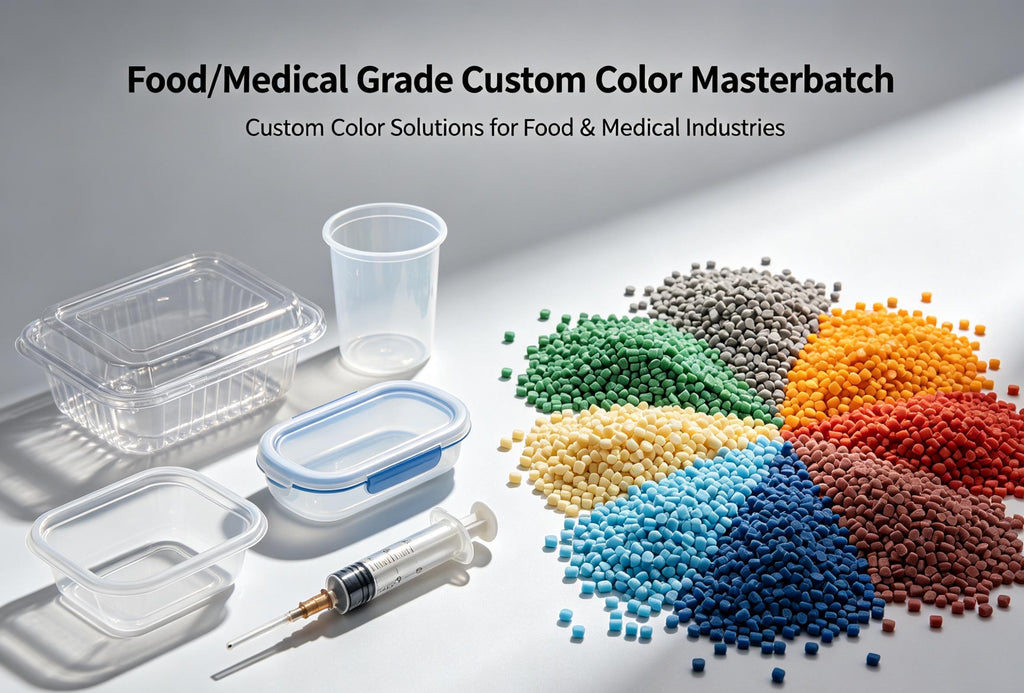Custom Food Contact Grade Color Masterbatch FDA Approved Customized Colorant for Food Packaging