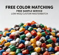 Custom Color Masterbatch Film & Pipe Grade UV Resistant High Dispersion Free Sample & Color Matching Service