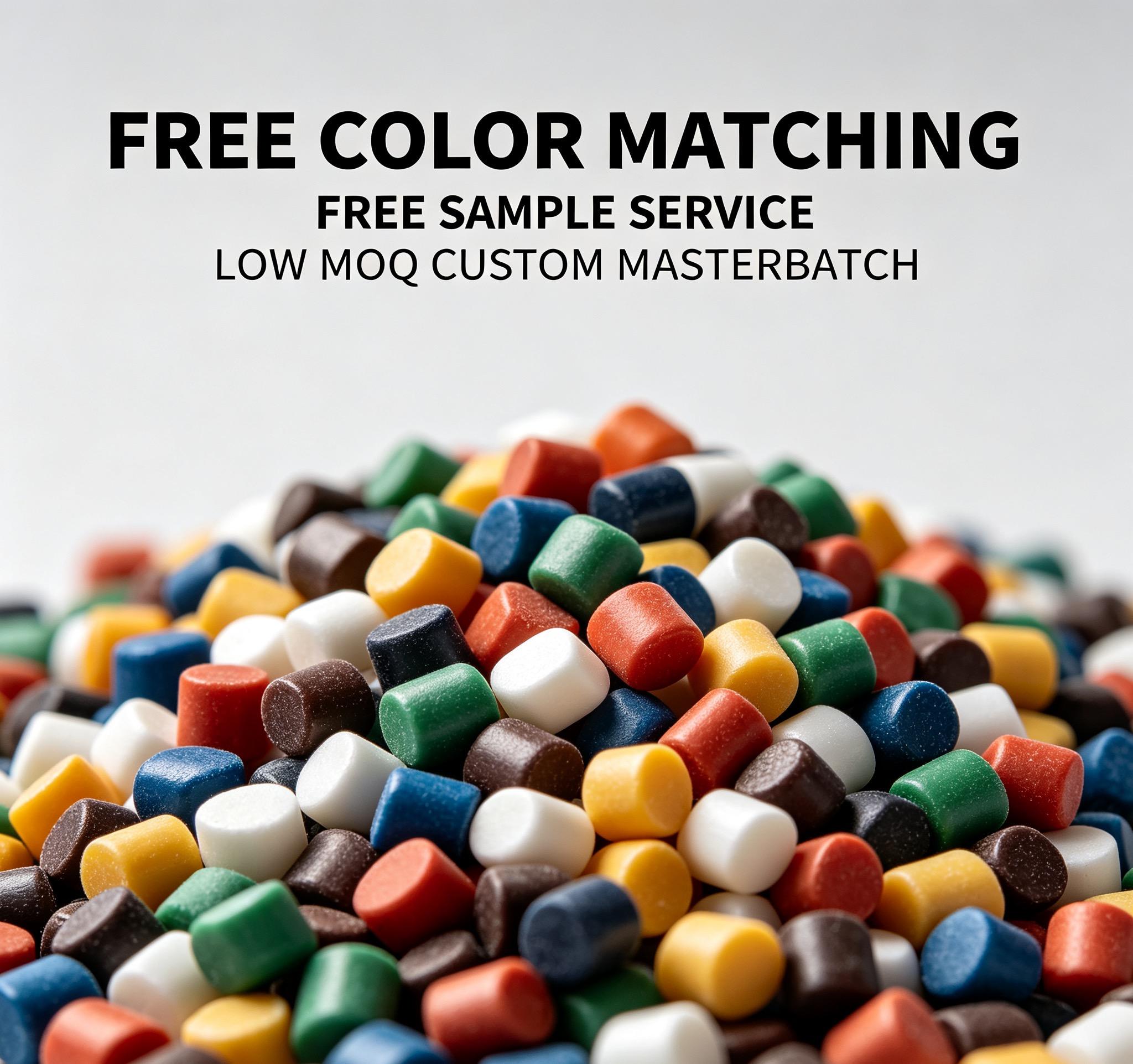 Custom Color Masterbatch Film & Pipe Grade UV Resistant High Dispersion Free Sample & Color Matching Service