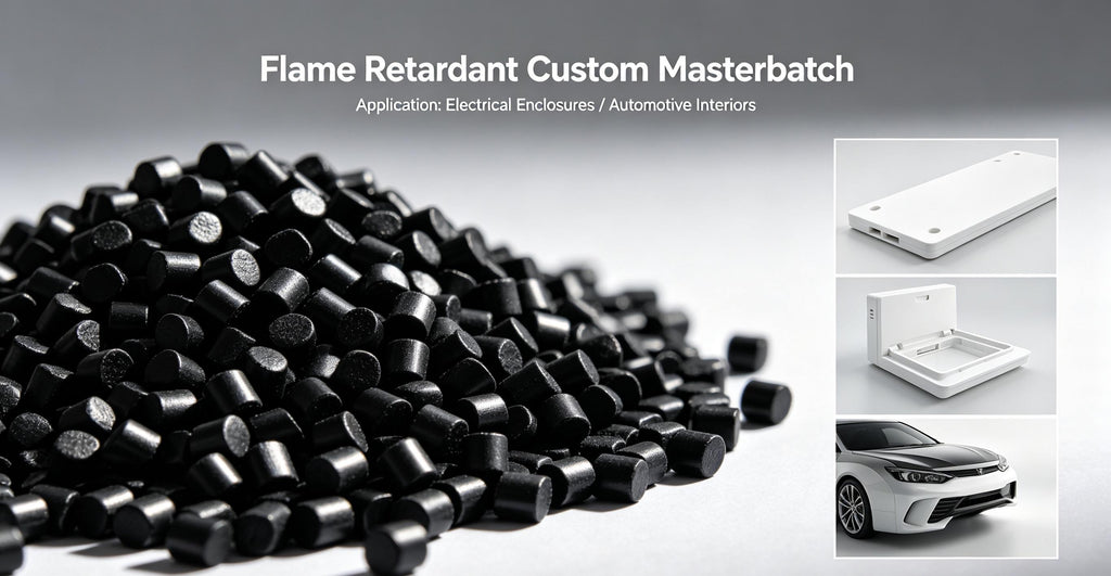 Custom Flame Retardant Film Grade Masterbatch UL94 V0/V2 for Electrical Enclosures Fibers & Power Tool Accessories