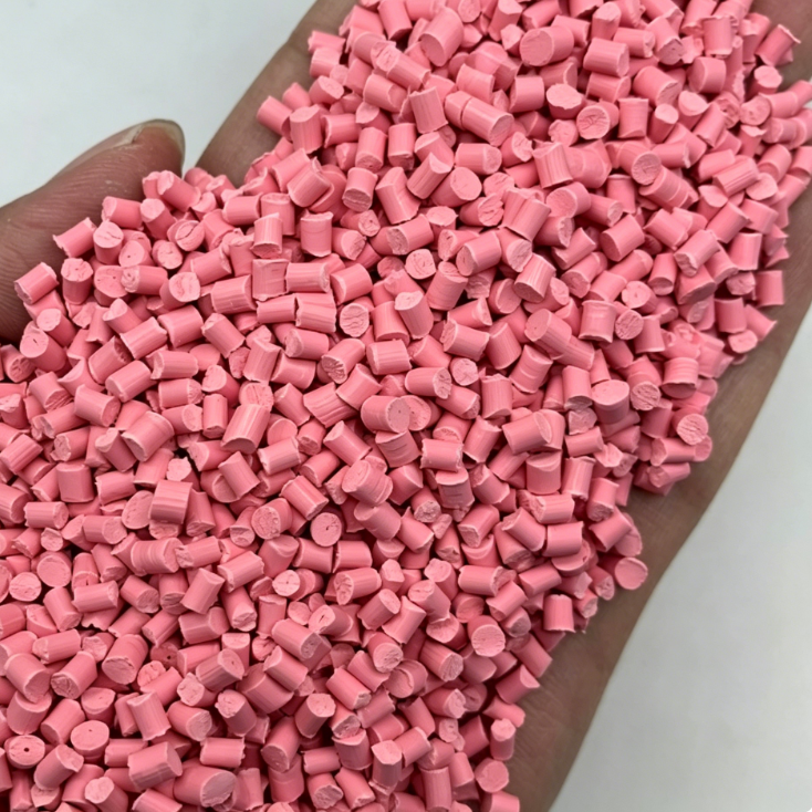 PLA Masterbatch Pink Yellow Red Streak Swirl Color, Heat & Weather Resistant for Bioplastics