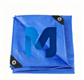 Meijv Blue PE Tarpaulin Waterproof UV Resistant for Outdoor Use