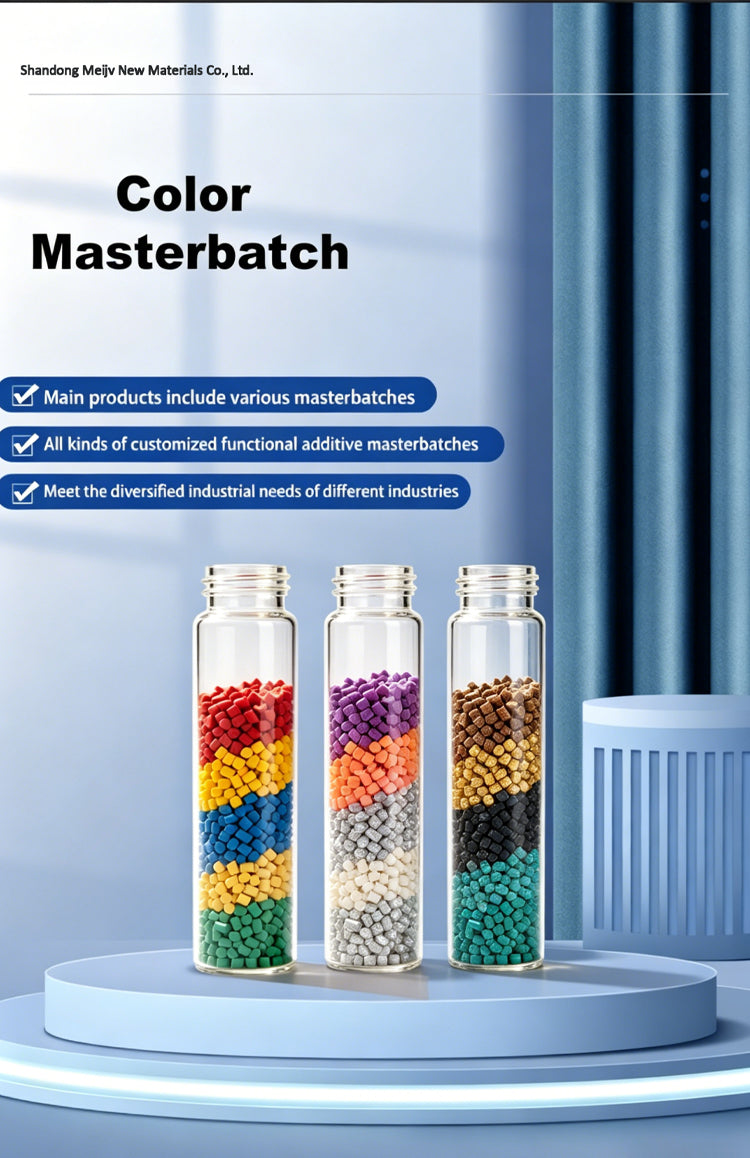 Color Masterbatch for PP PE PS PVC PET ABS TPU TPE PLA PETG PA EVA-High Flow 25kg PP Bag