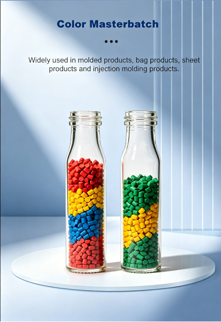 Plastic Raw Materials Virgin Color Masterbatch Manufacturer Granulated Black Resin Pellets for Injection Molding High Impact